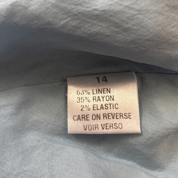 Tahari light blue skirt Size 14 - Picture 4 of 4
